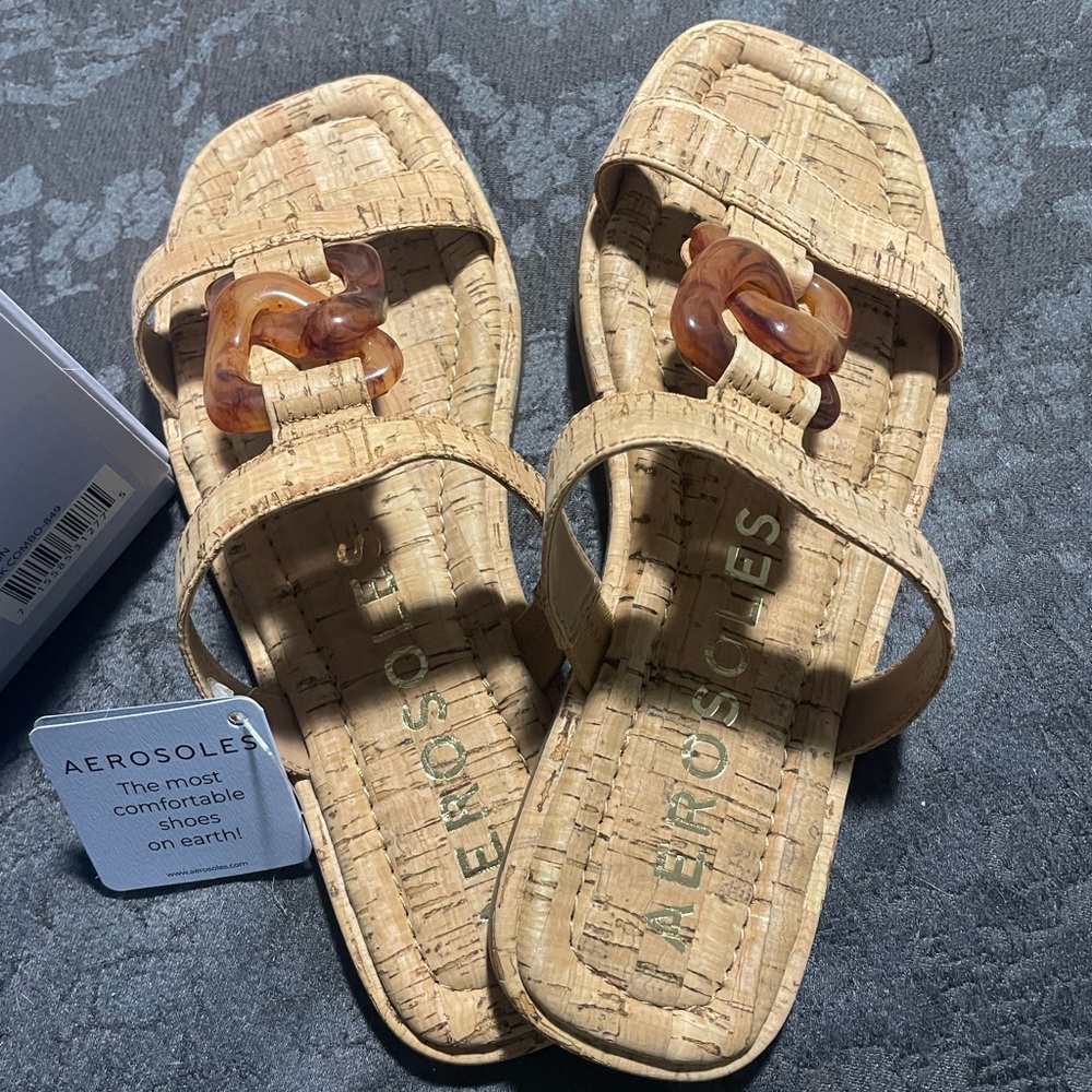 Aerosoles Boston Cork Combo Sandals